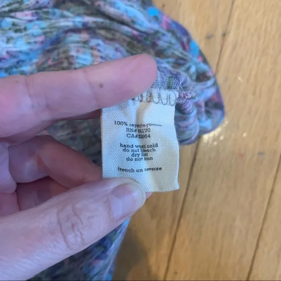 Silence + Noise (UO) Floral Racerback Tank size XS - Picture 3 of 6